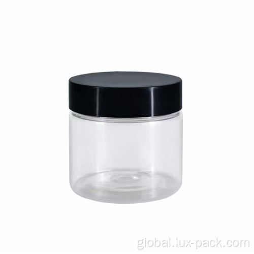 500Ml Plastic Bottle Empty Clear Plastic Cosmetic Jar With Lid Manufactory